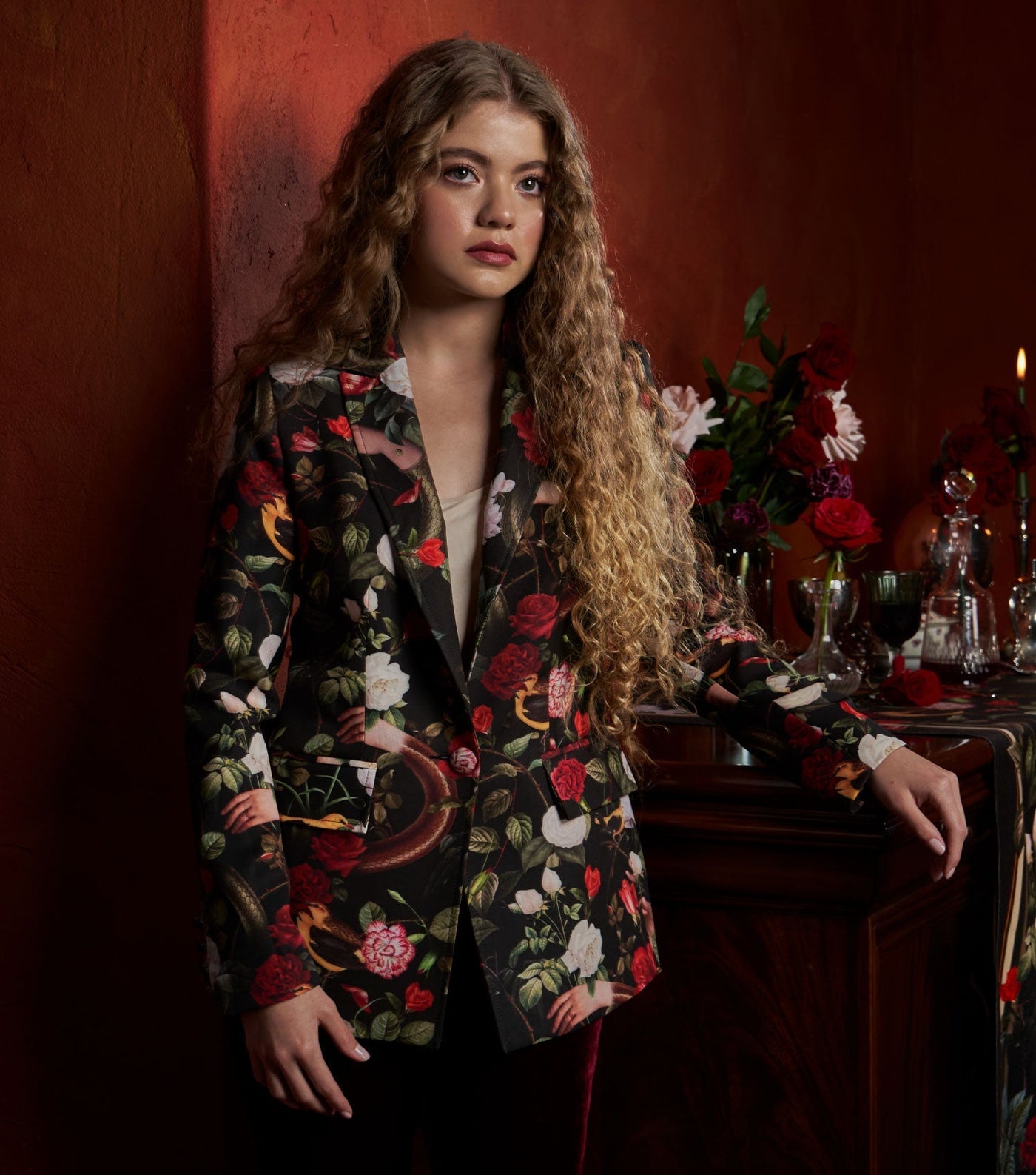 Blazer Armani Roses