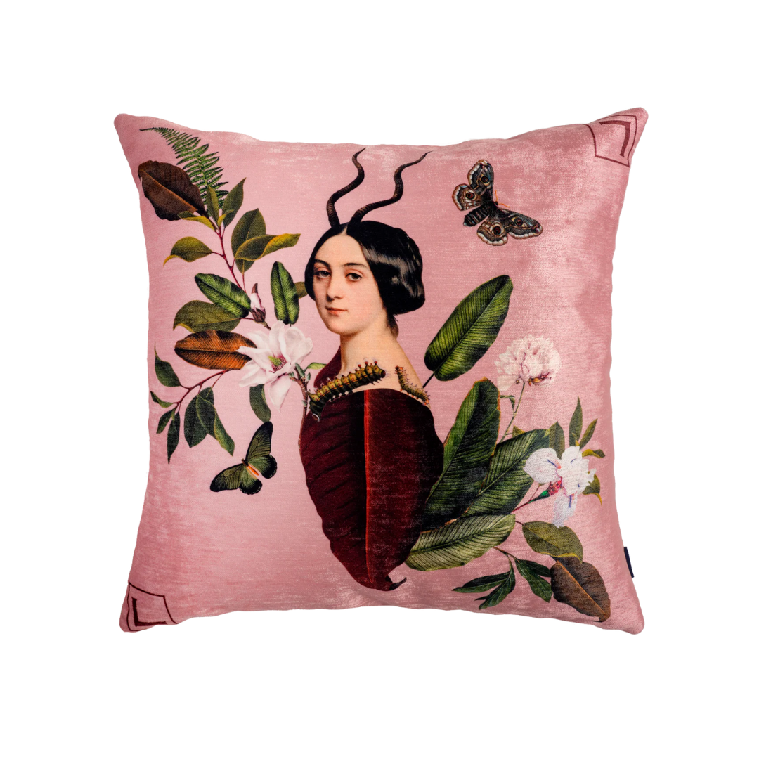 Cojín Regina Pink Velvet