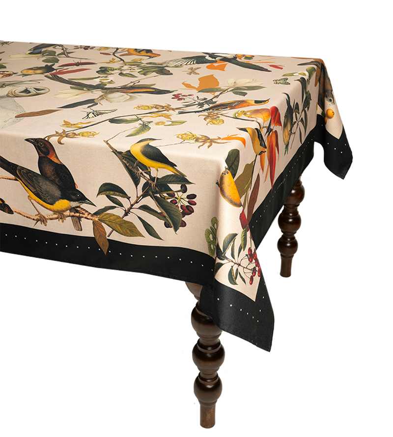 Mantel Retro Black Birds