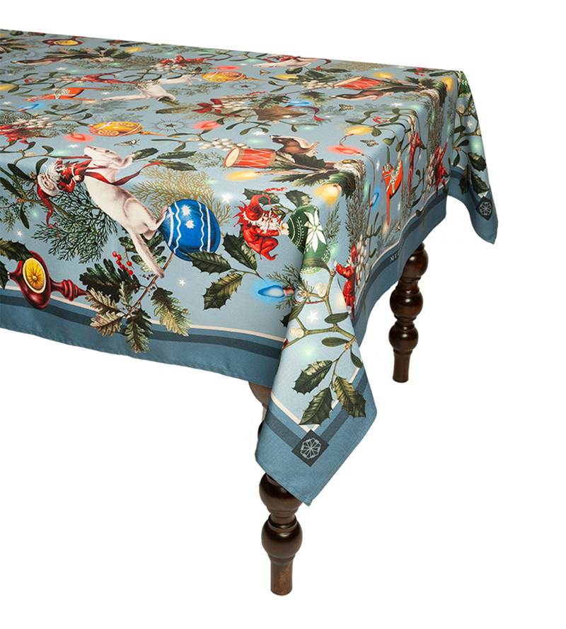 Mantel Santa's Atelier Blue