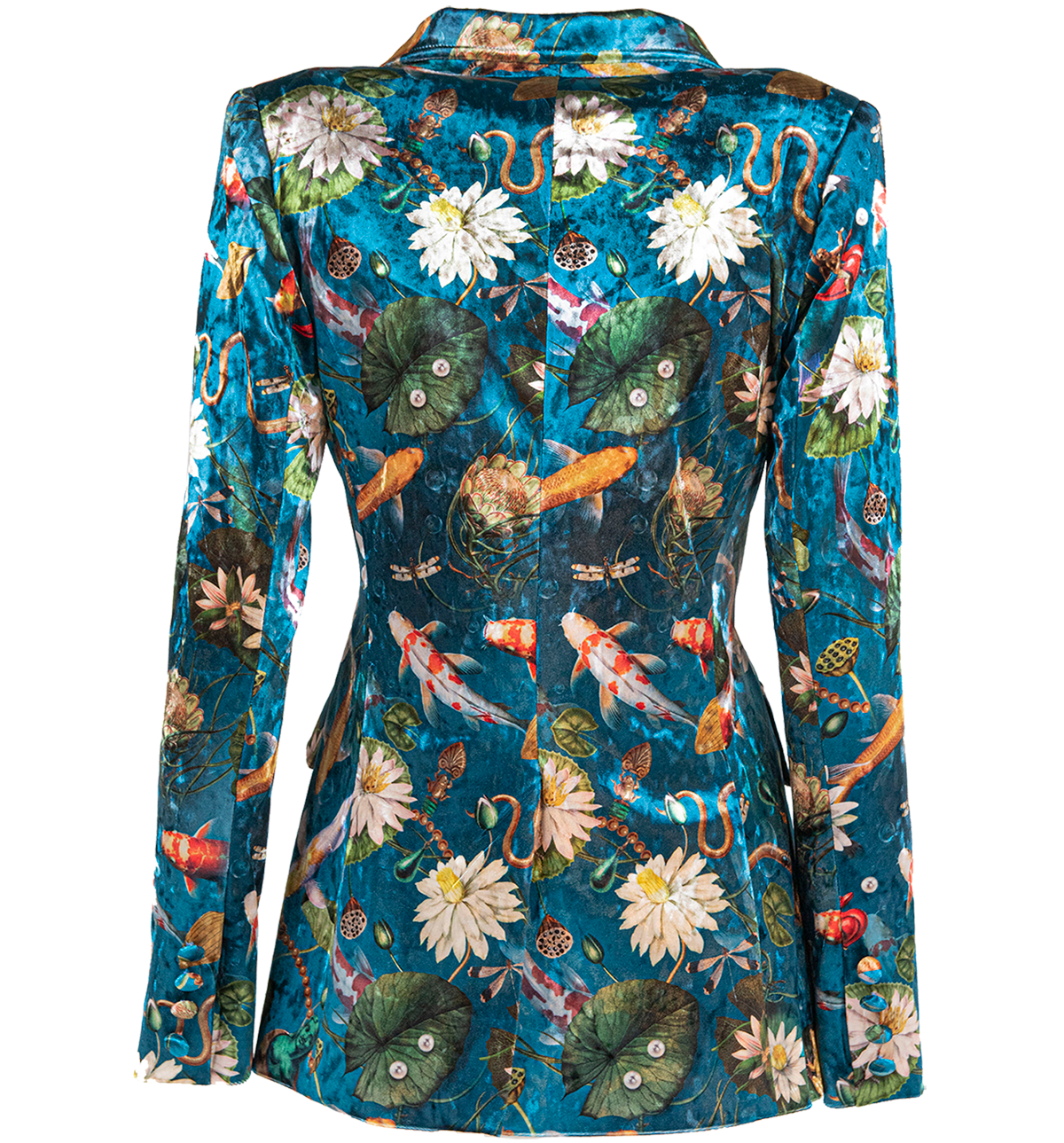 Blazer Velvet Koi