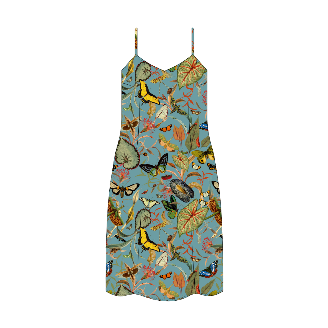 Camisón Blue Butterfly