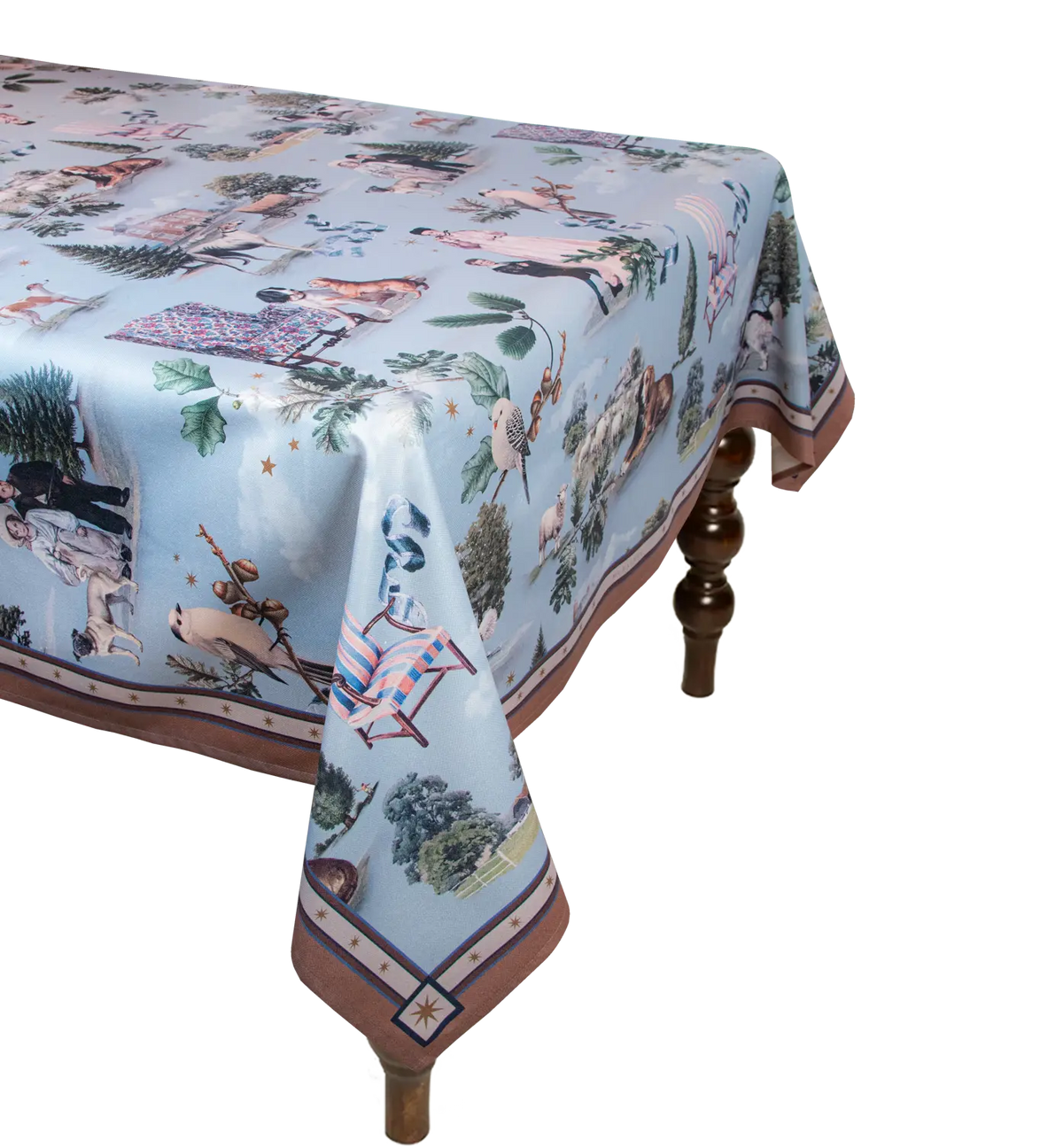 Mantel Blue Doghouse
