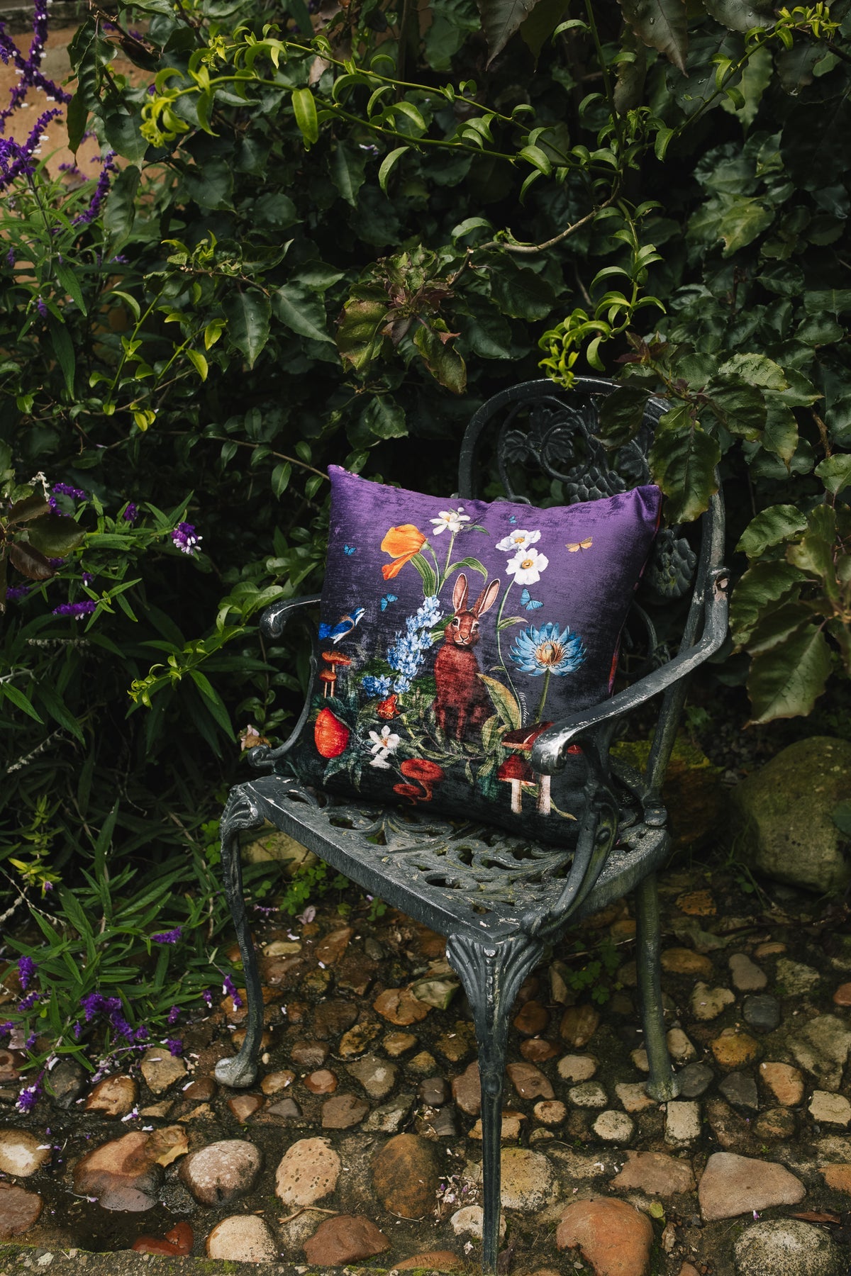 Cojin Woodland Conejo Velvet