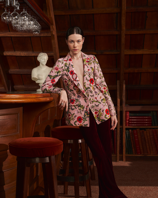 Blazer Armani Pink Serpent