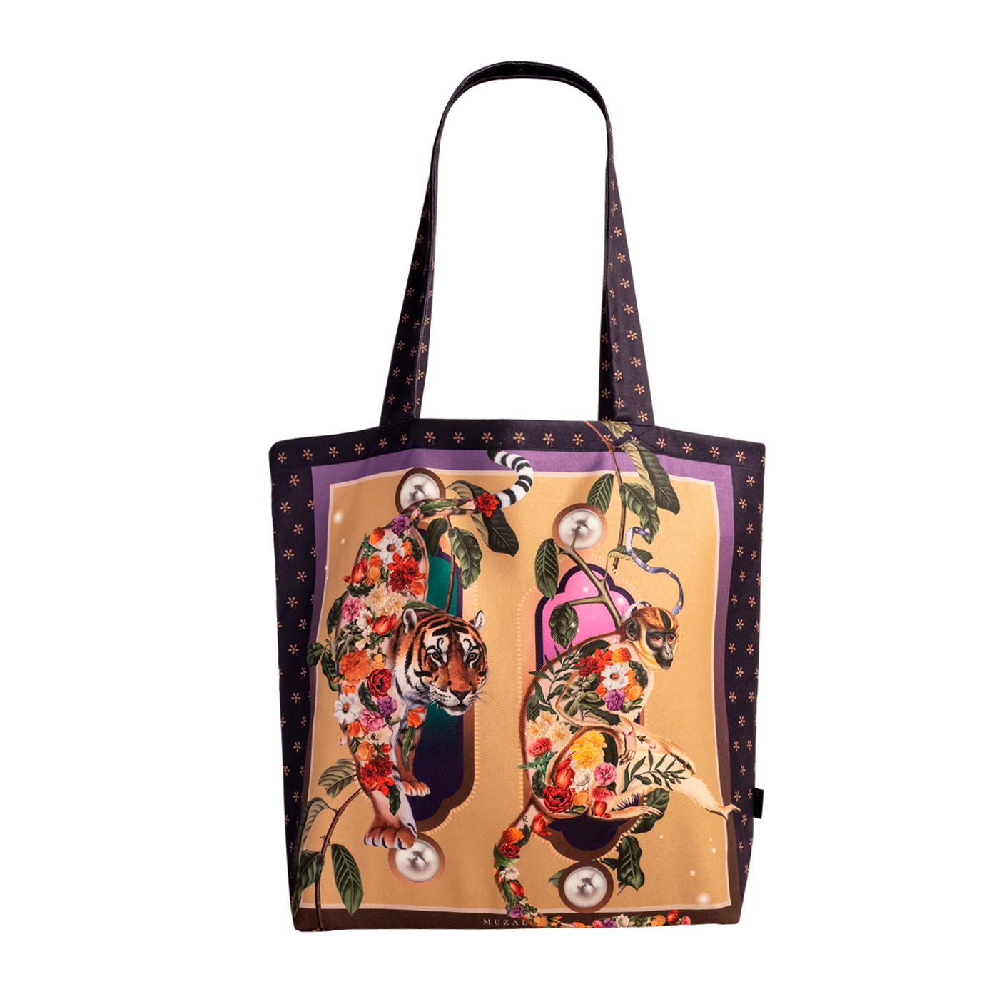 Purple India Tote Bag
