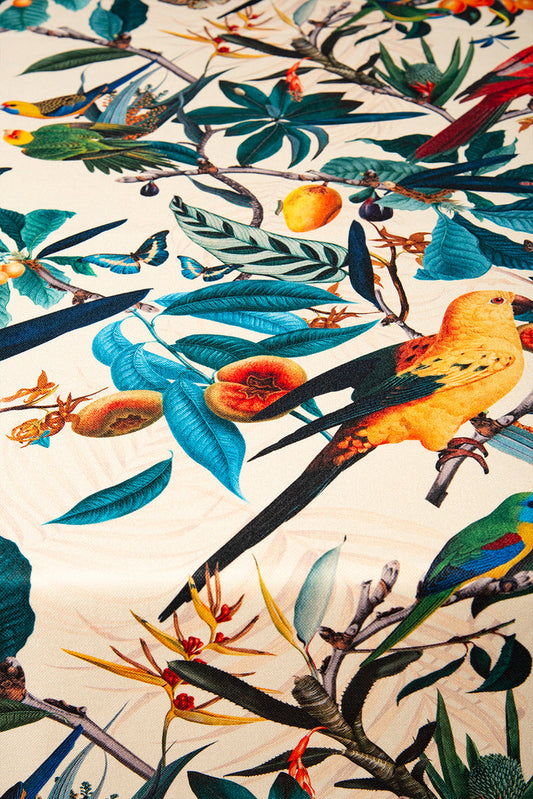 Mantel Yellow Colombian Parrots