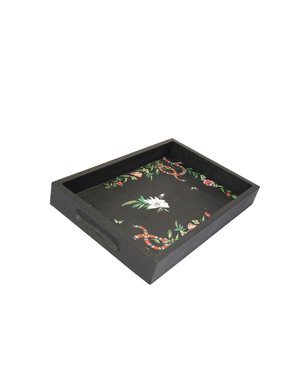 Charola Armadillo Negro Pink Serpent