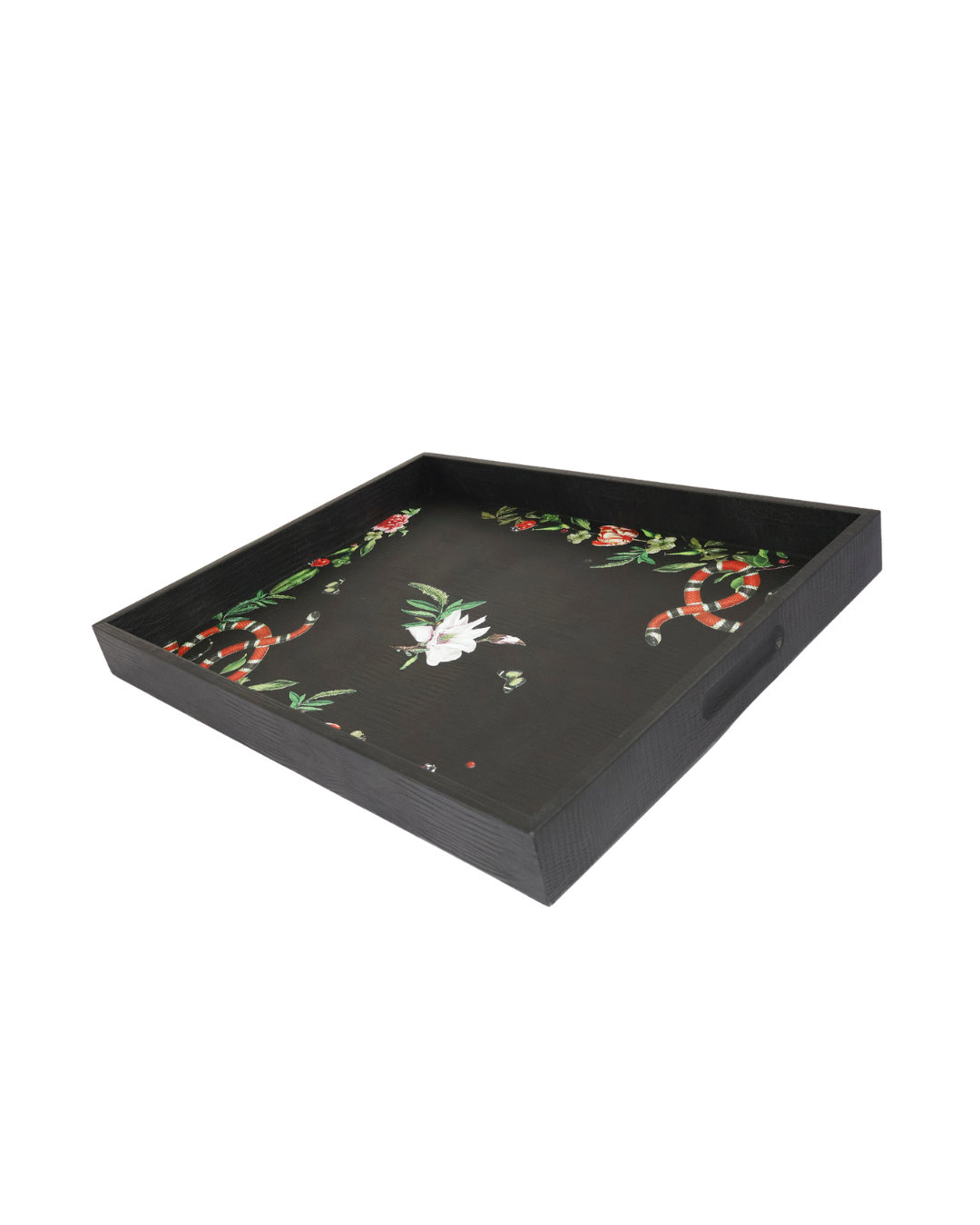 Charola Armadillo Negro Pink Serpent