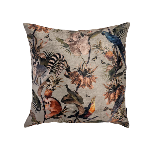 Cojín Selva Vintage Animals Velvet