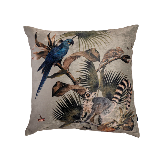 Cojín Selva Vintage Leaves Velvet