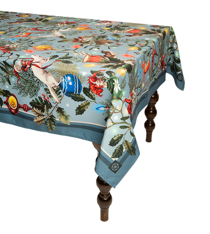 Mantel Santa's Atelier Blue