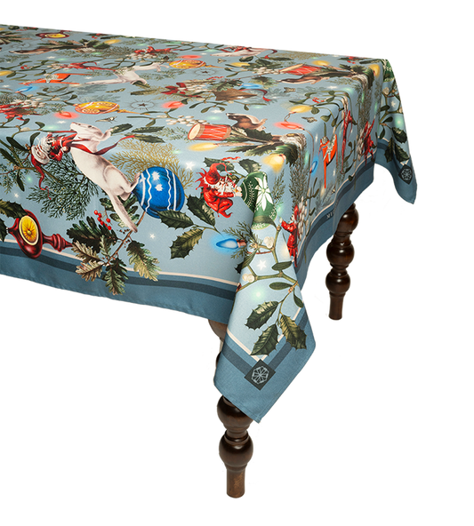 Mantel Santa's Atelier Blue