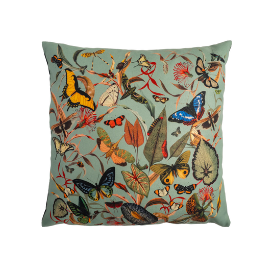 Cojín Aqua Butterfly