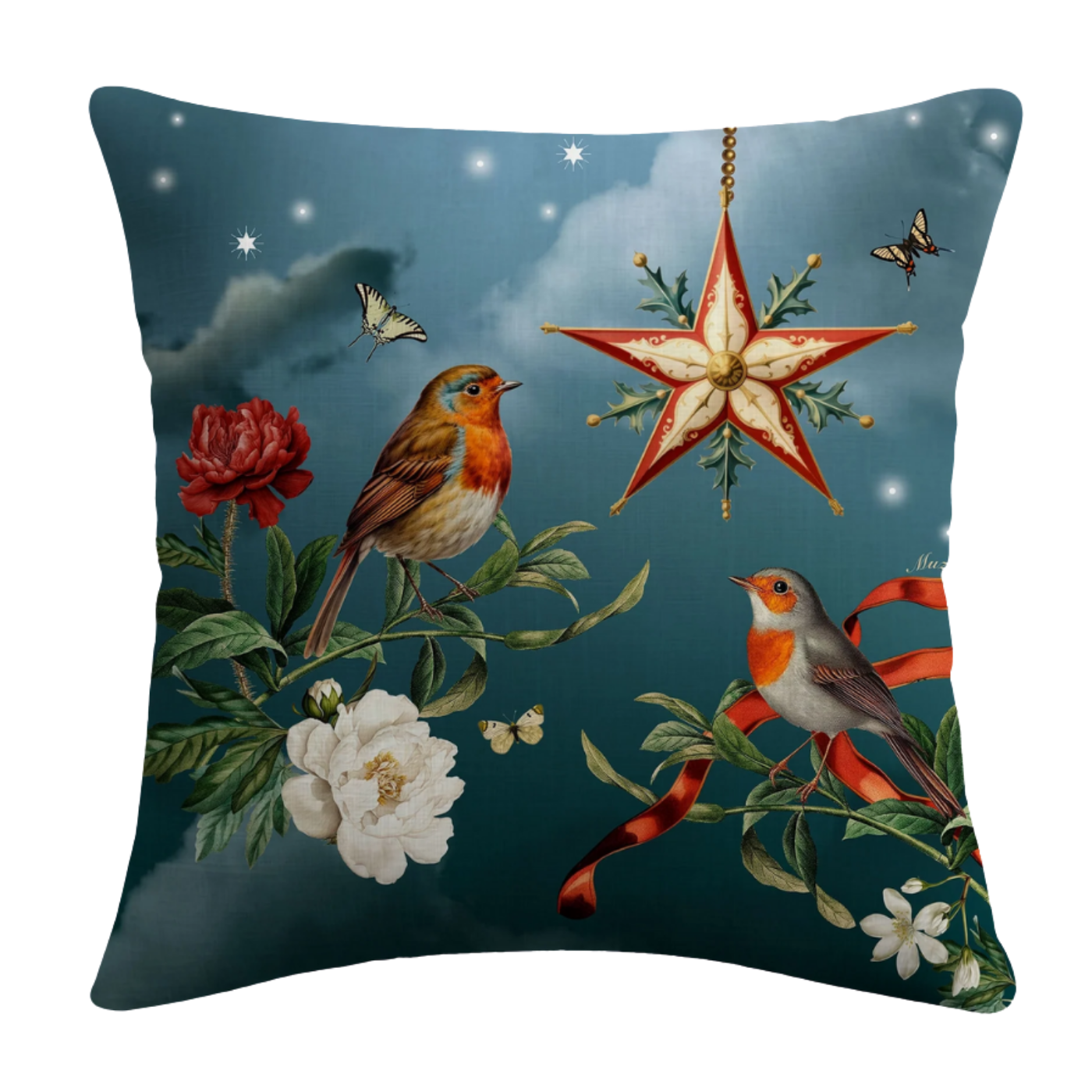 Cojin Natividad Velvet