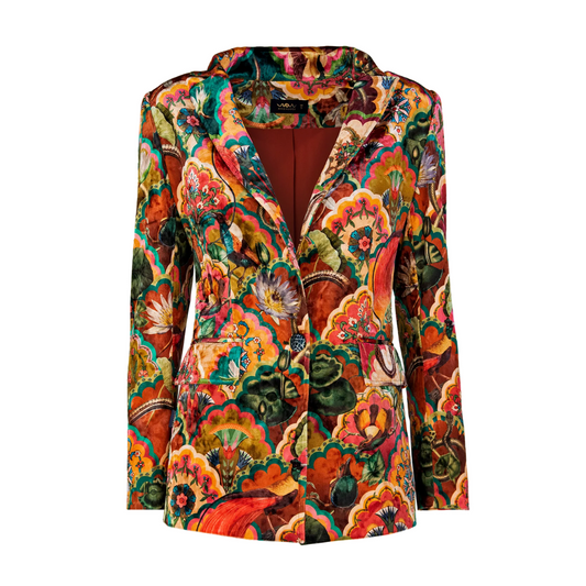 Blazer Velvet Lotus