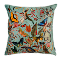 Cojin Aqua Butterfly Velvet