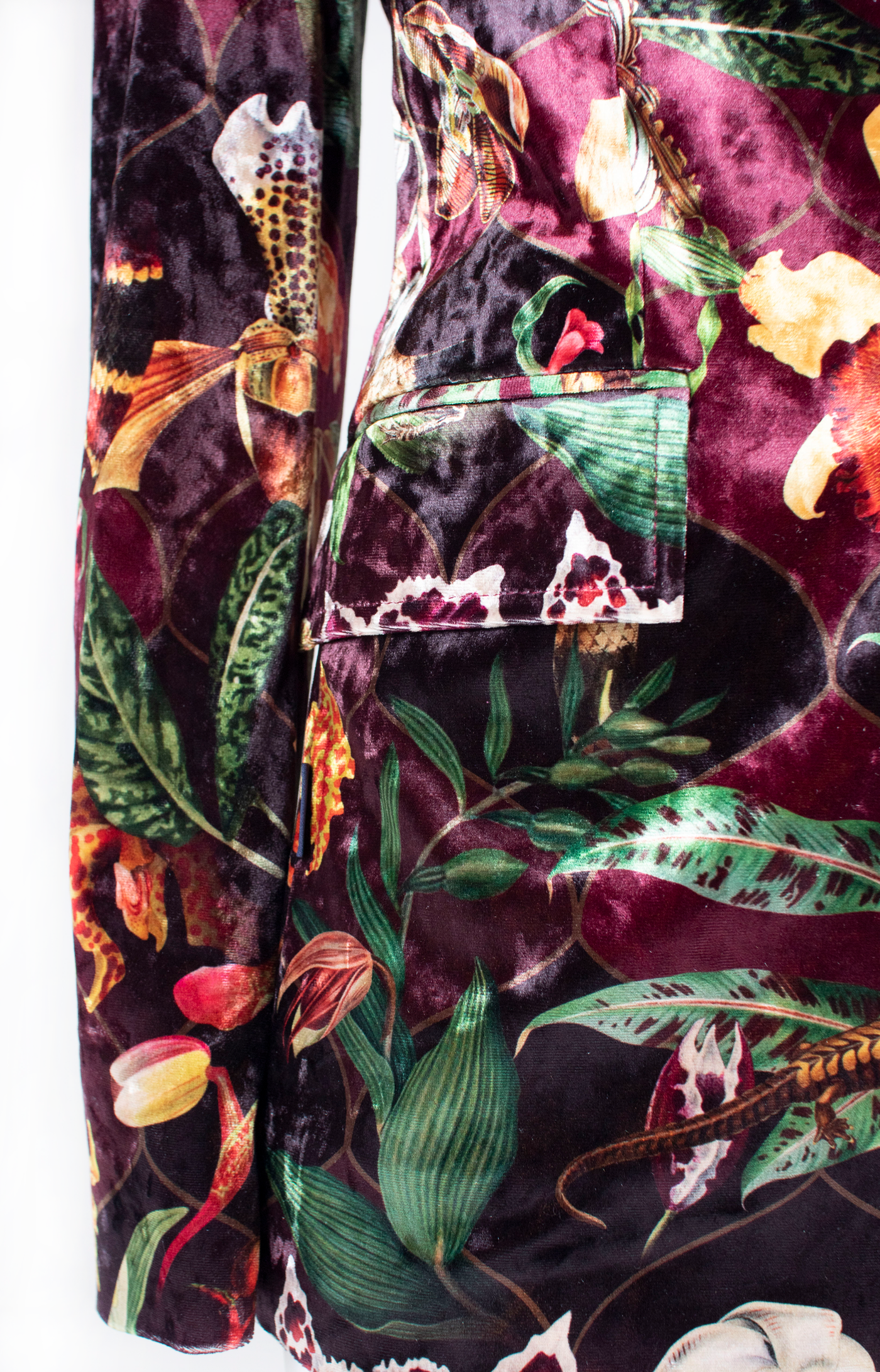 Blazer Velvet Orquideas Tigre