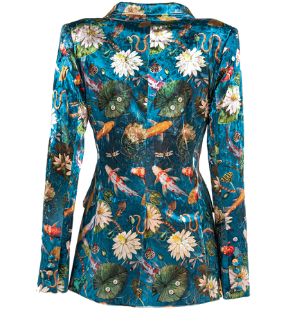 Blazer Velvet Koi