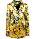Blazer Velvet Yellow Butterfly