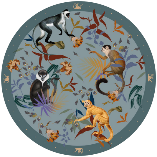Lazy Susan Blue Monkeys