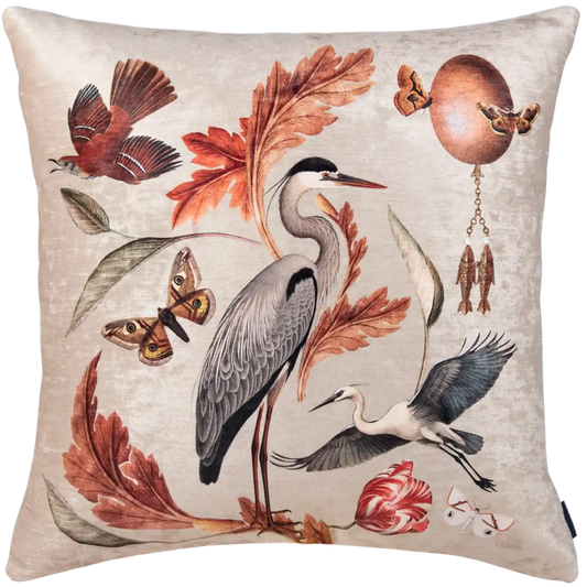 Cojin Aurora Heron Velvet