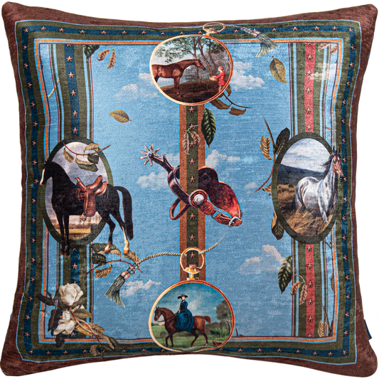 Cojin Horses Velvet