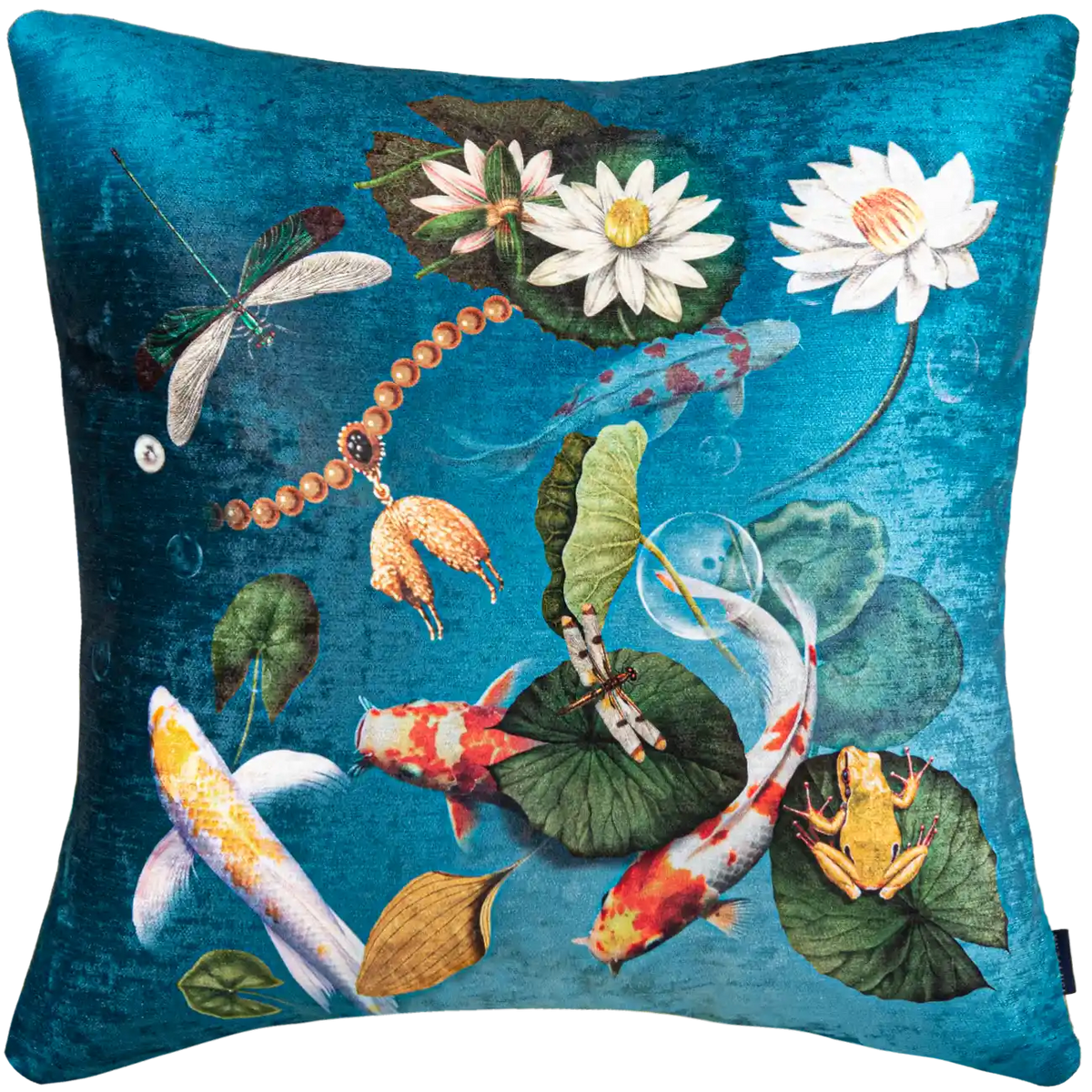 Cojin Koi Frog Velvet