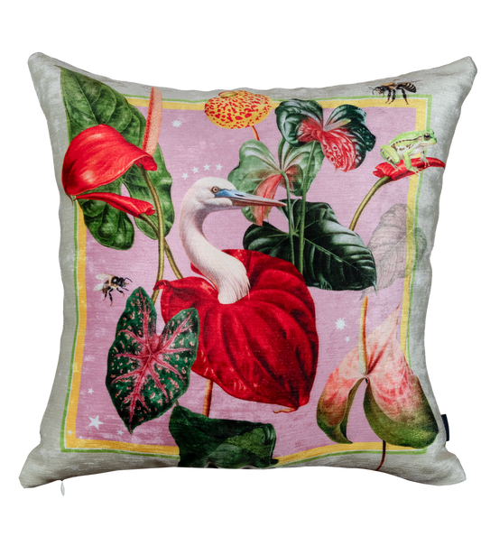 Cojin Anturios Ivory Velvet