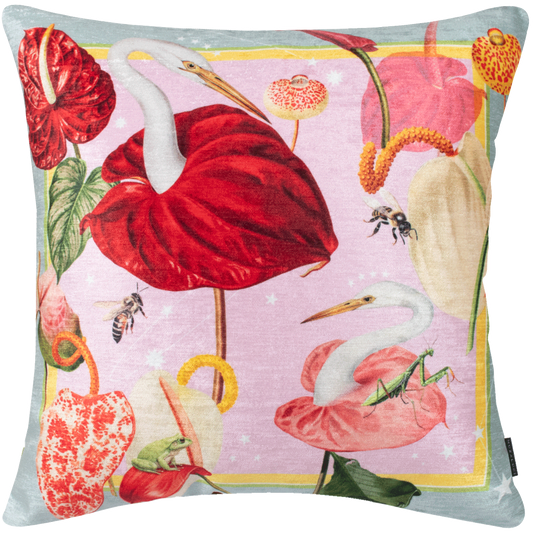 Cojin Anturios Blue Velvet