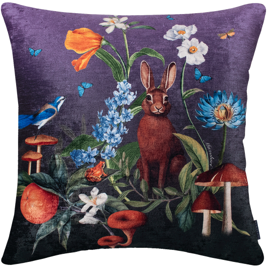 Cojin Woodland Conejo Velvet