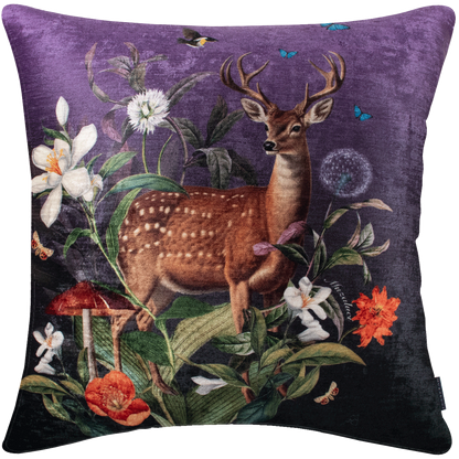 Cojin Woodland Venado Velvet