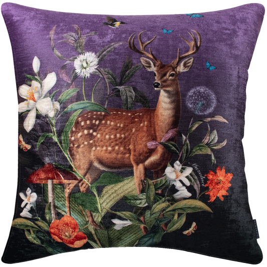 Cojin Woodland Venado Velvet