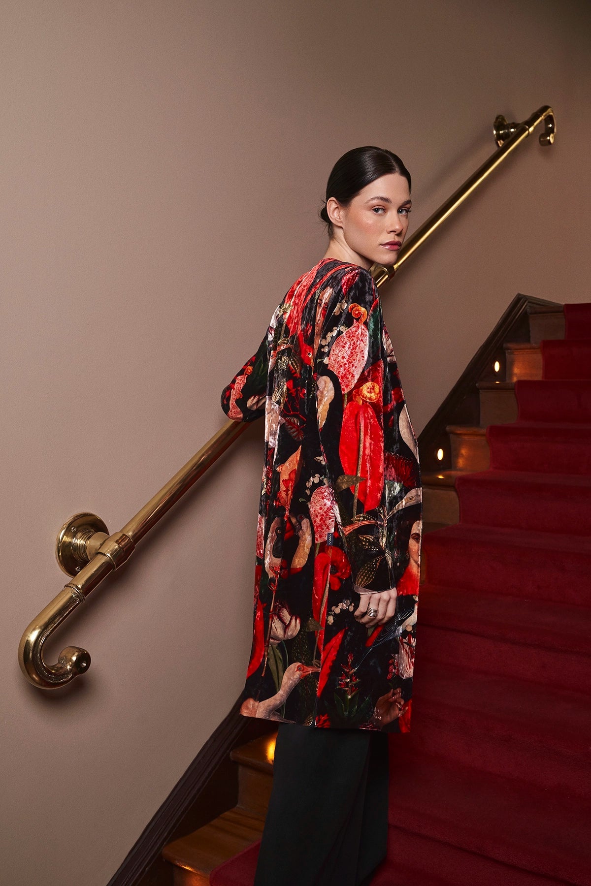 Kimono Red Jungle