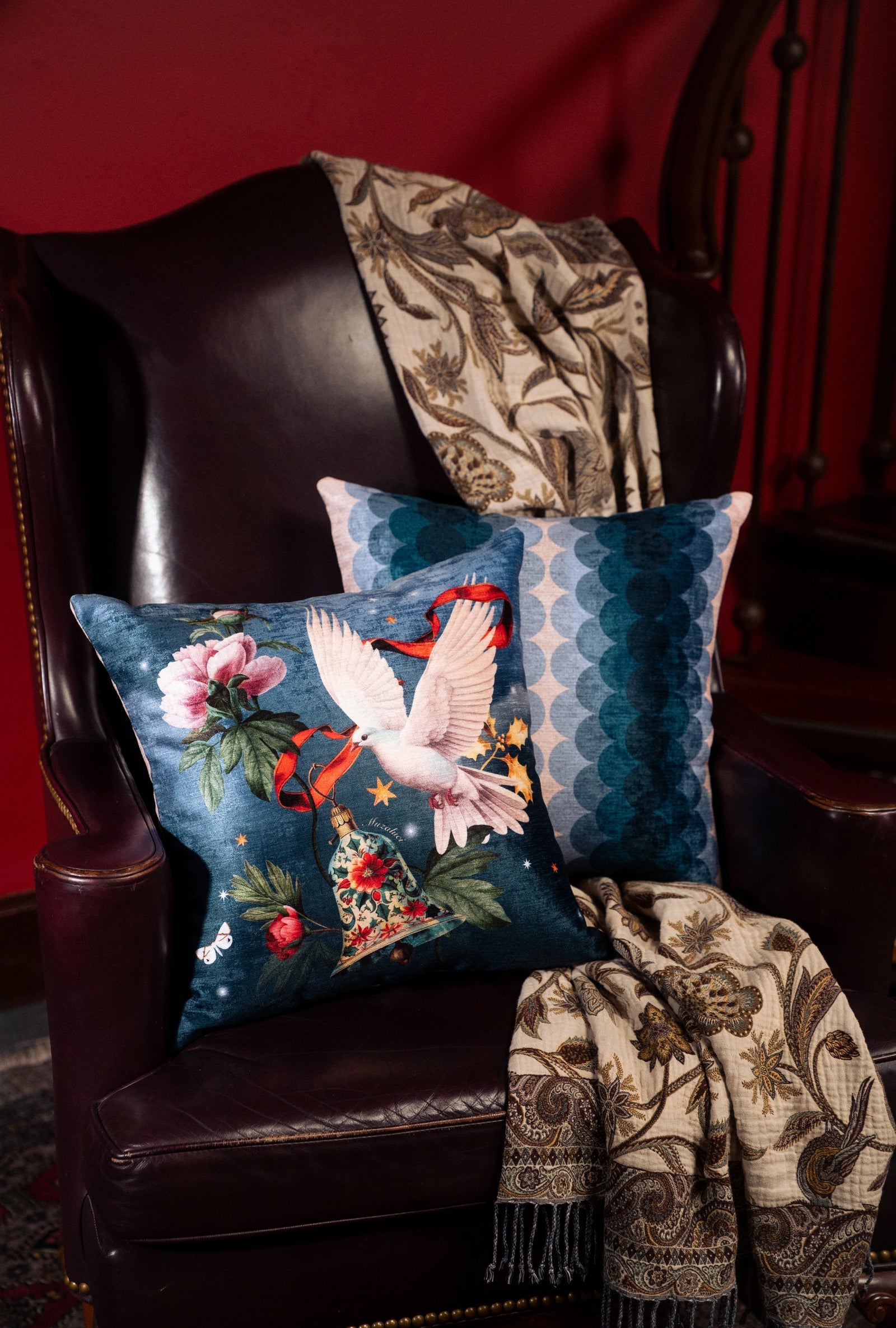 Cojin Natividad Velvet