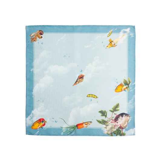 Servilleta Blue Fishes
