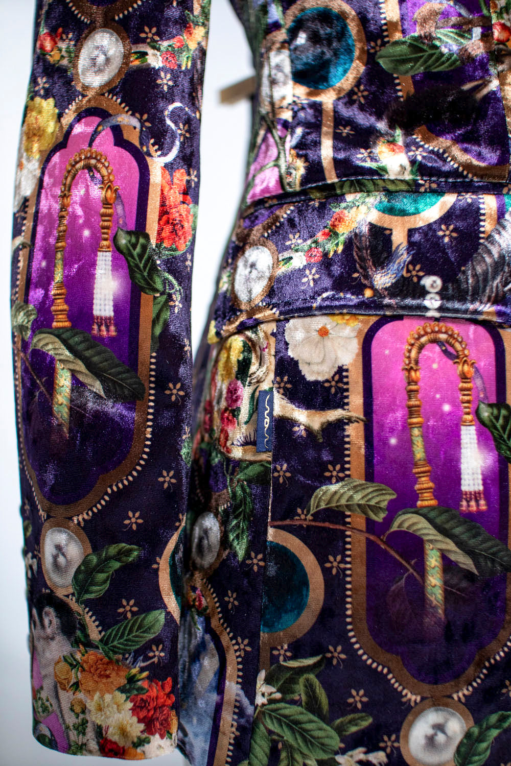 Blazer Velvet Purple India