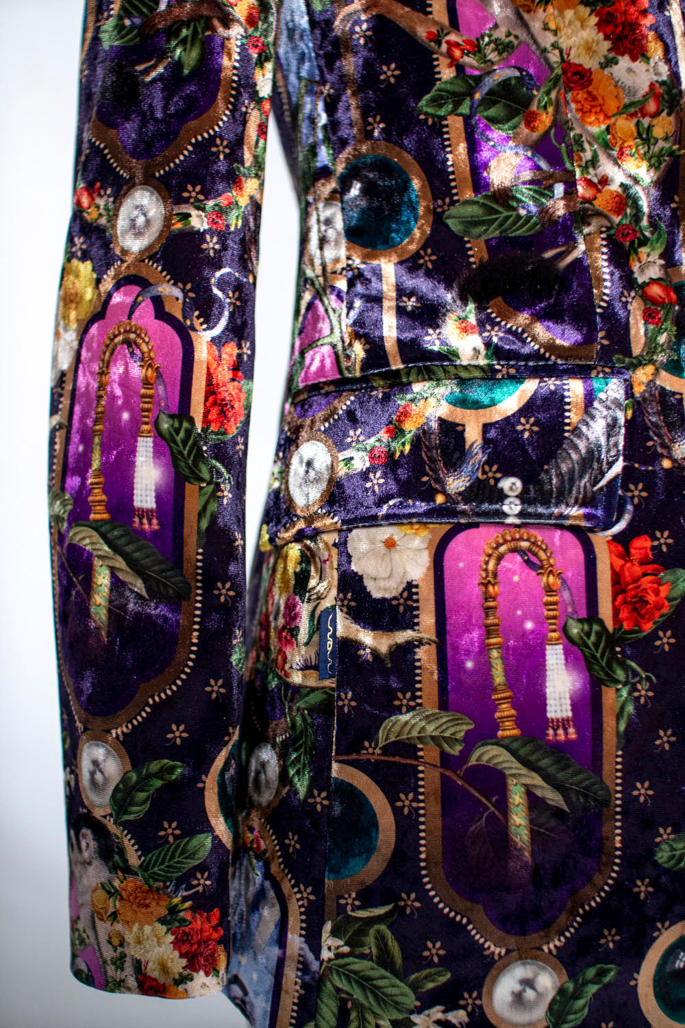 Blazer Velvet Purple India
