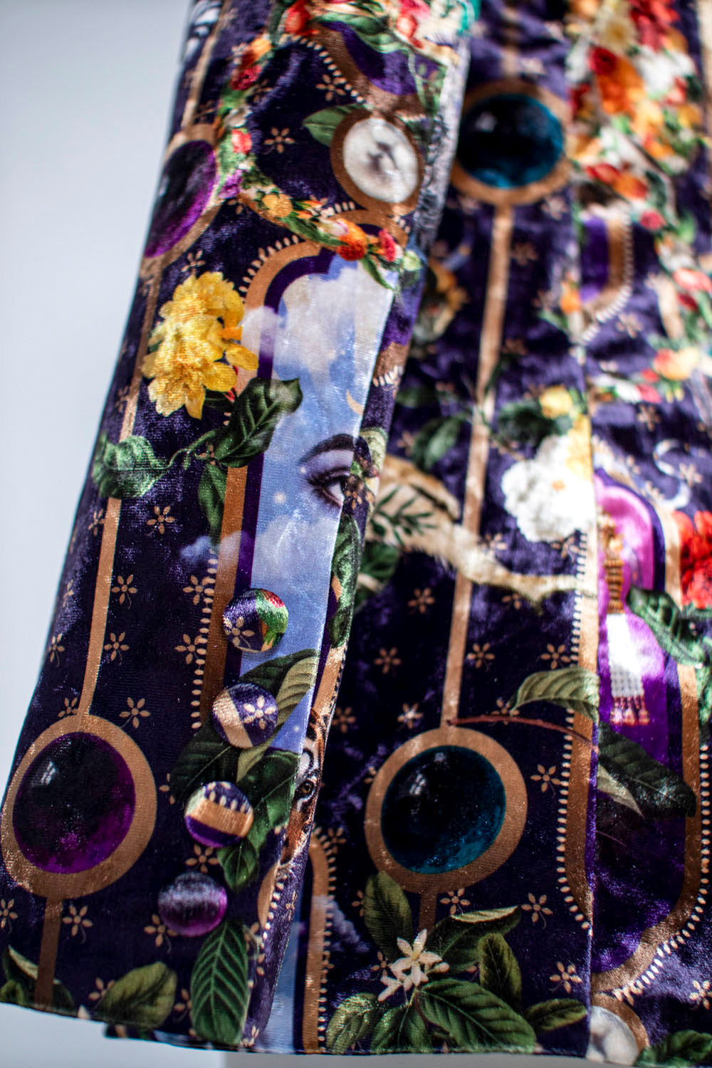 Blazer Velvet Purple India