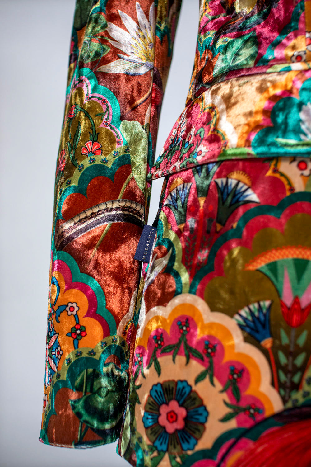 Blazer Velvet Lotus