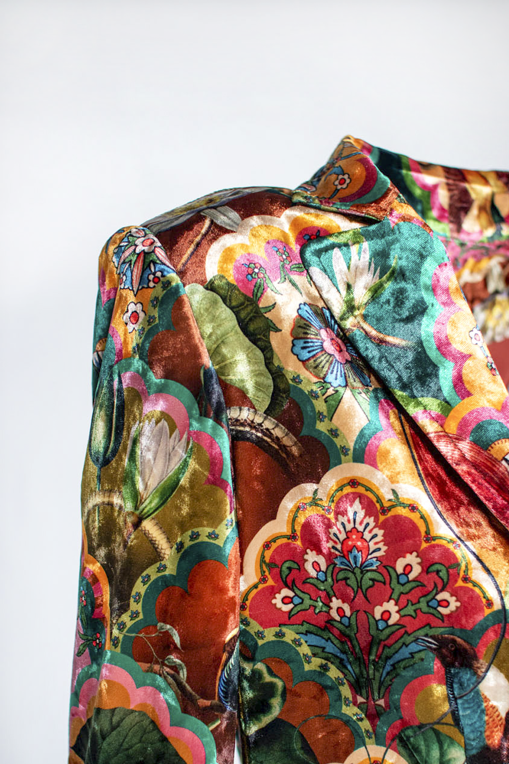 Blazer Velvet Lotus