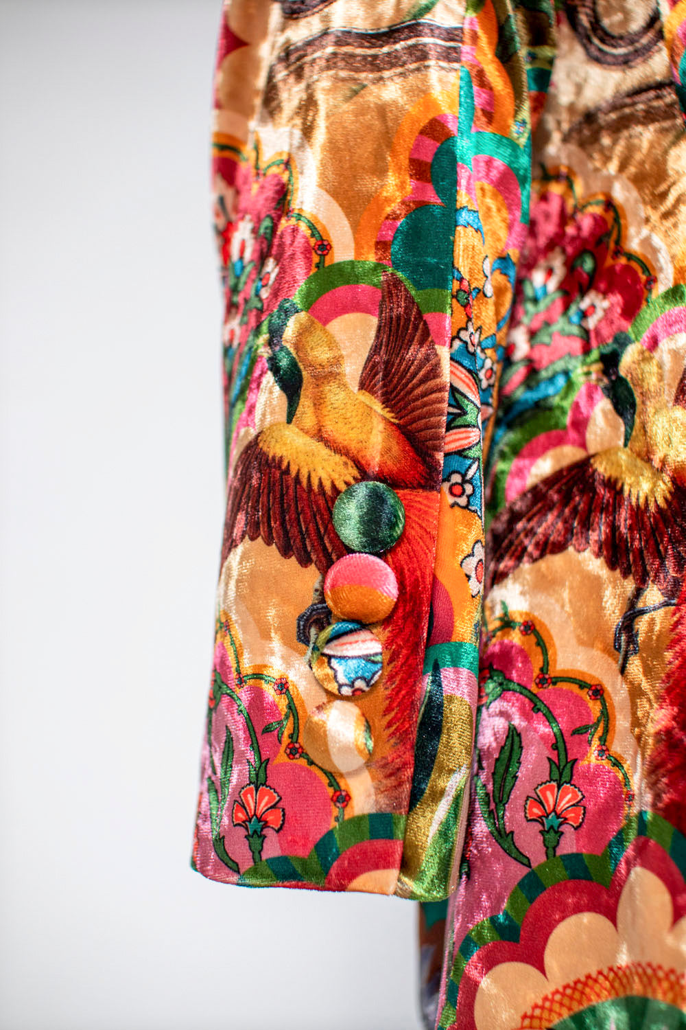 Blazer Velvet Lotus