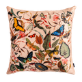 Cojin Ivory Butterfly Velvet
