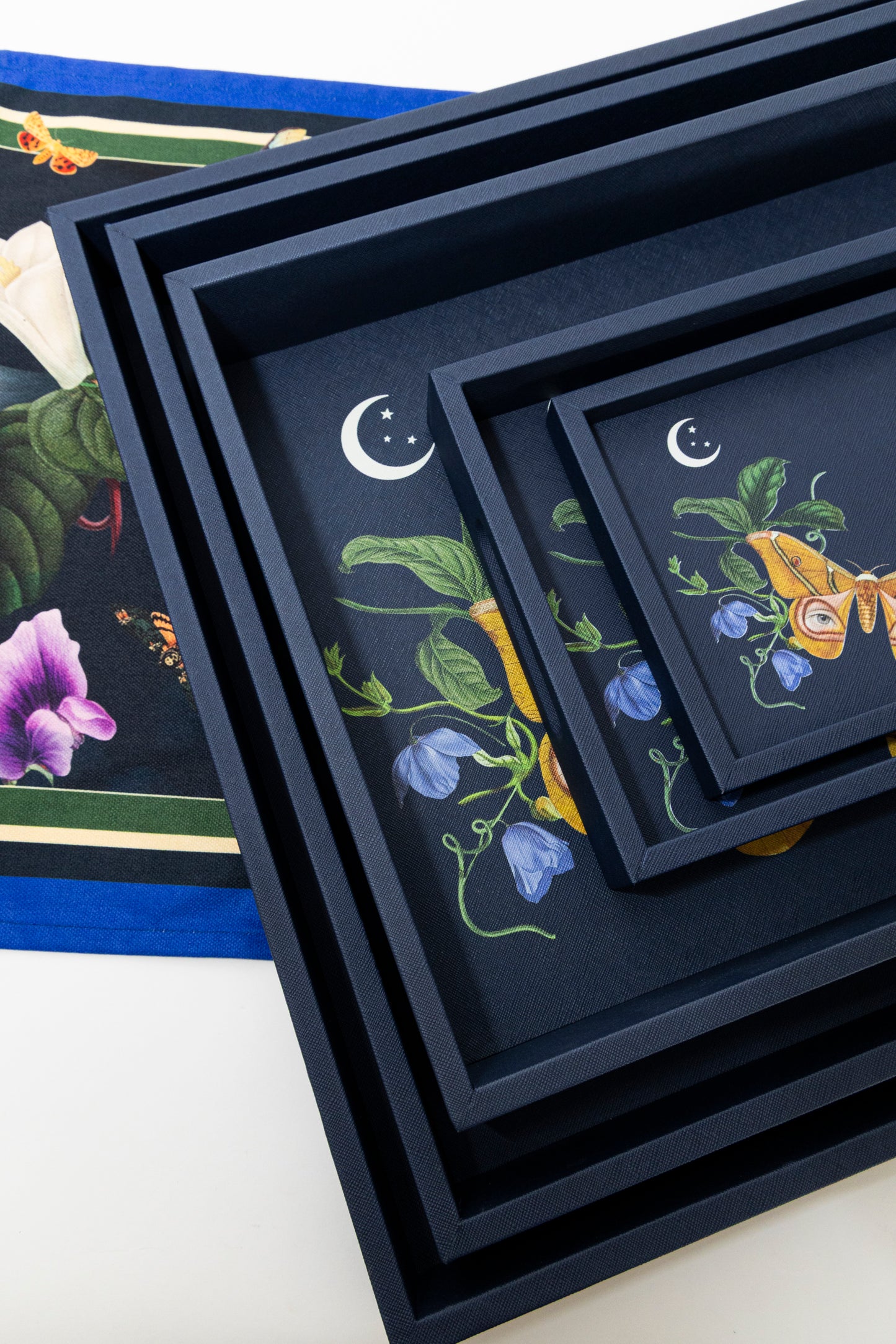 Charola Forro Azul Noche Actia Lunar