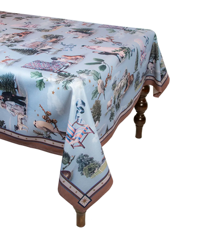 Mantel Blue Doghouse