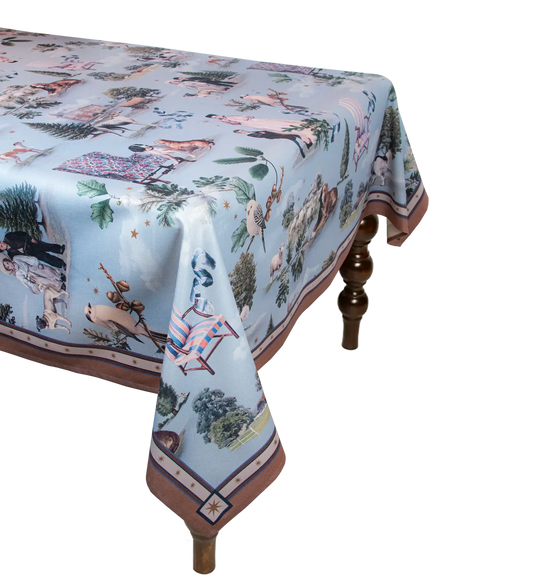 Mantel Blue Doghouse