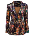 Blazer Velvet Purple India