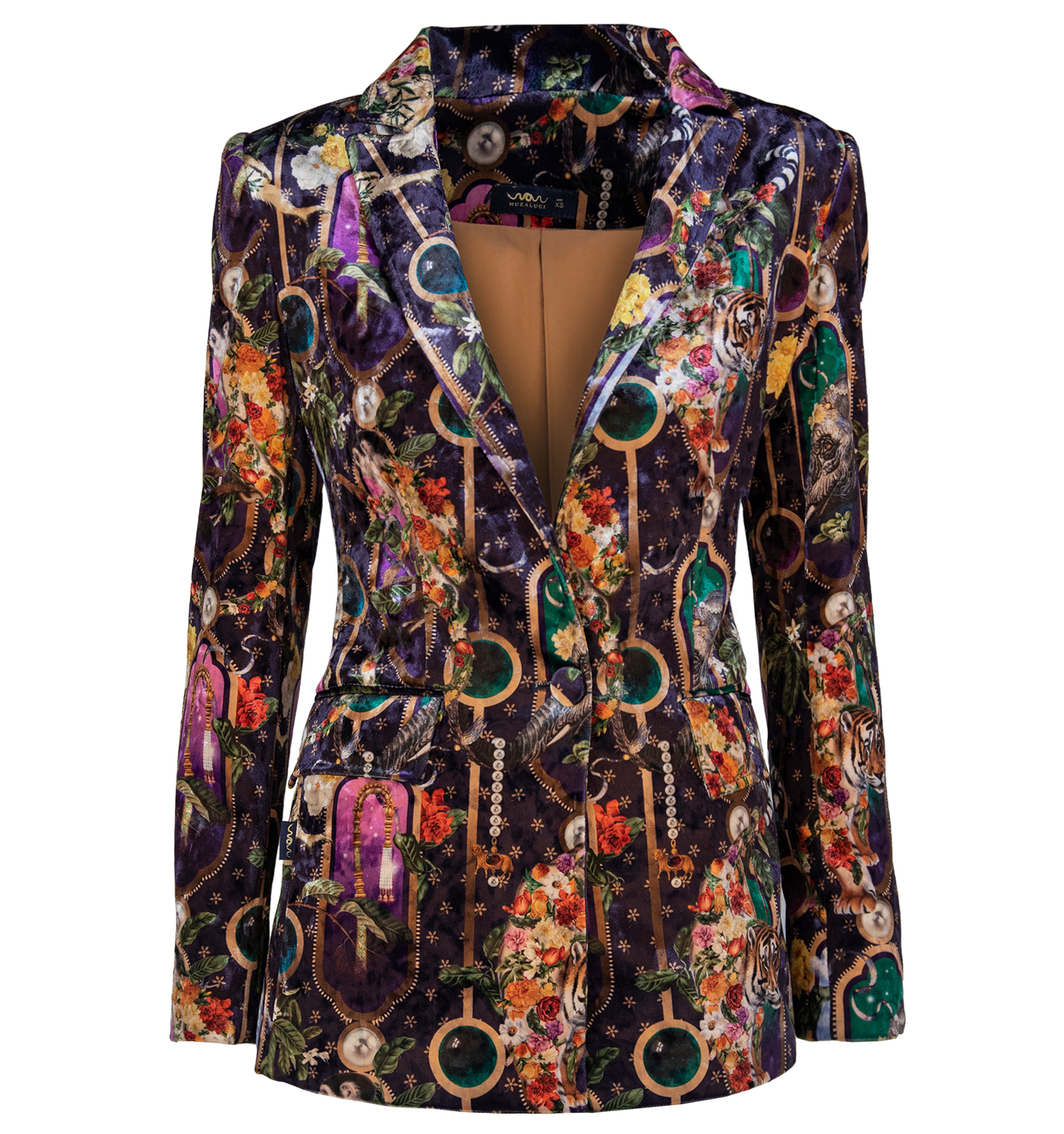 Blazer Velvet Purple India