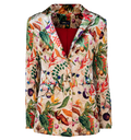 Blazer Velvet Colombian Flowers