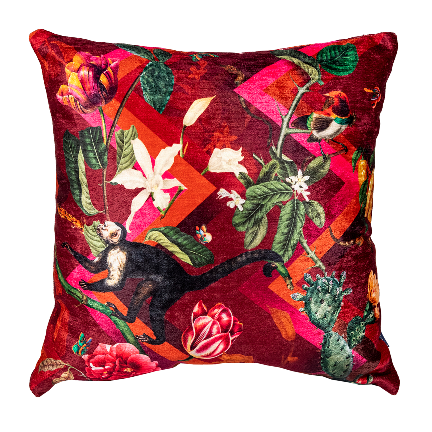 Cojin Flor de Kahlo Velvet